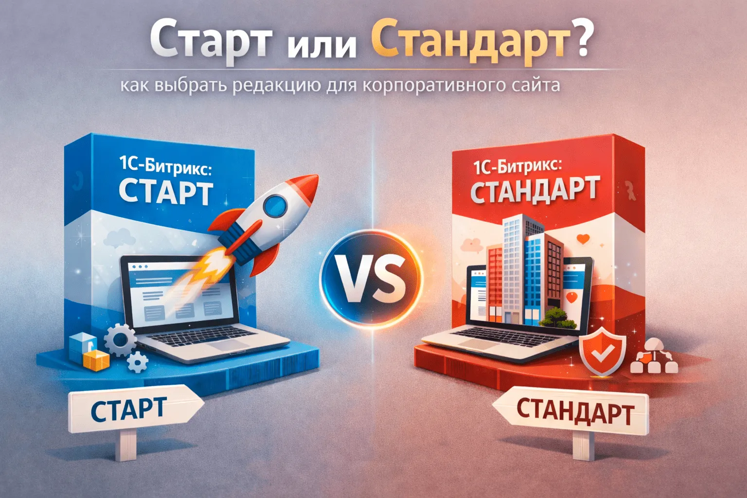 Старт или Стандарт: как выбрать редакцию для корпоративного сайта в Кирове