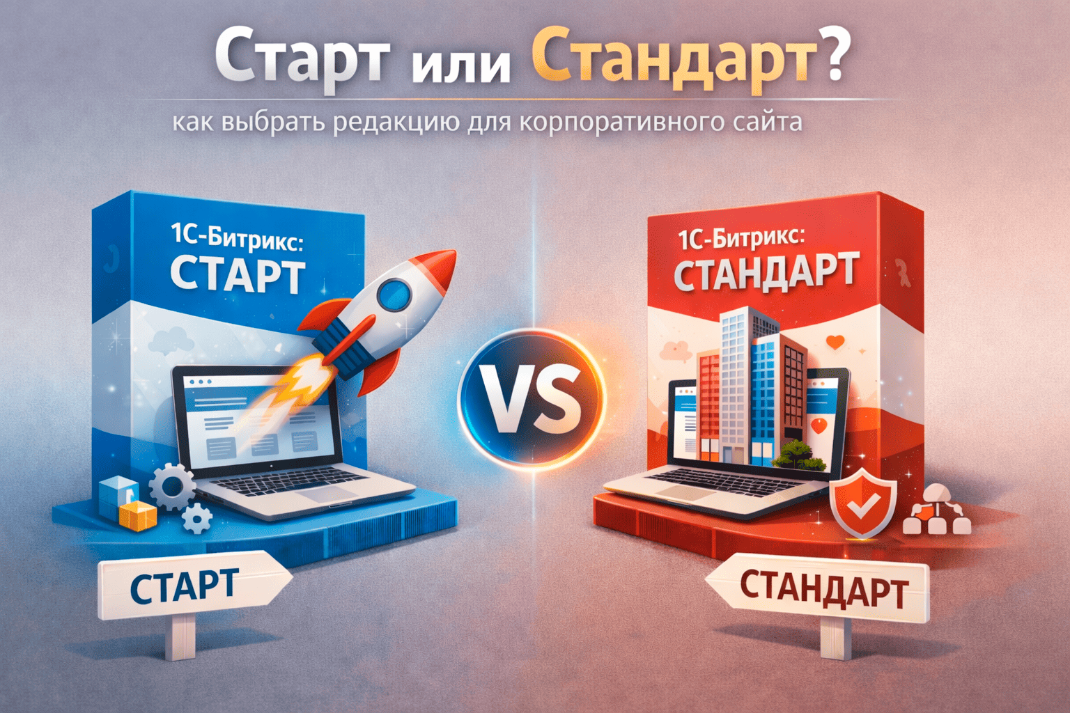 Старт или Стандарт: как выбрать редакцию для корпоративного сайта в Кирове
